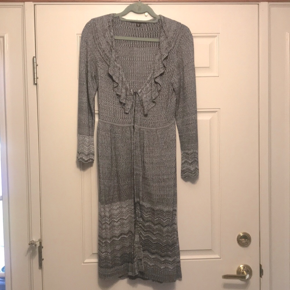 Long silk/rayon cardigan by fever